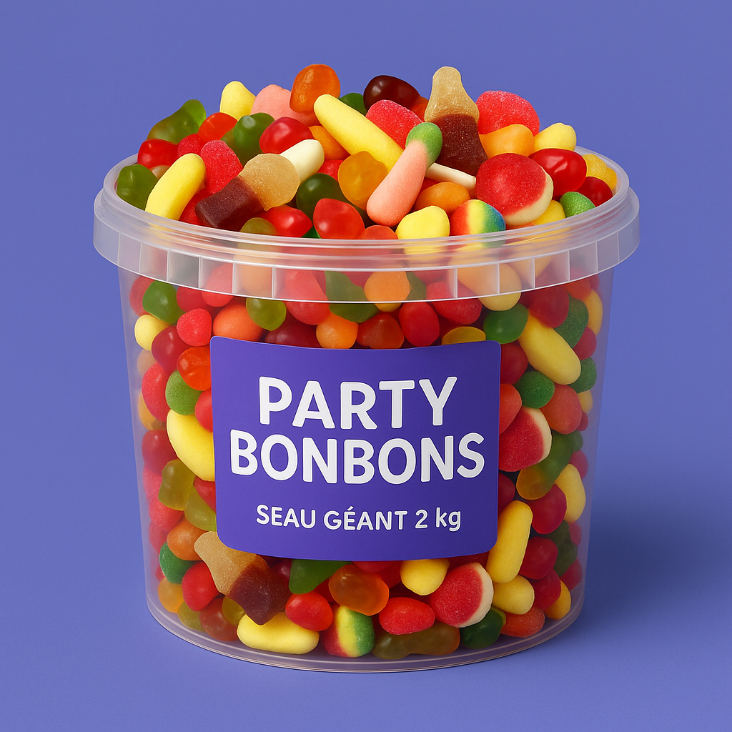 Party Bonbons – Seau géant 2 kg